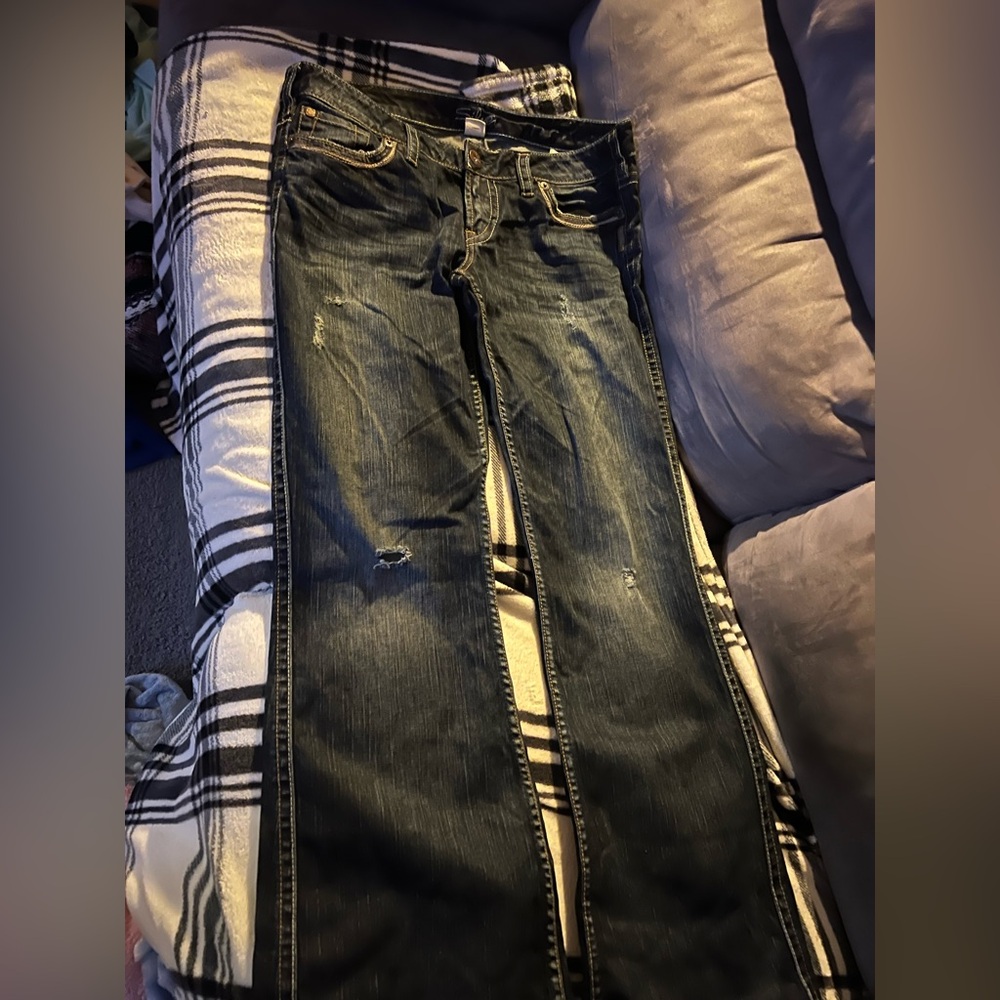 Silver jeans